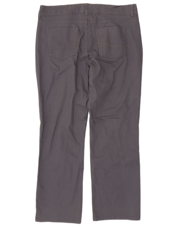 Женские прямые повседневные брюки Lee, США 18, 2XL, W38 L31, серый хлопок