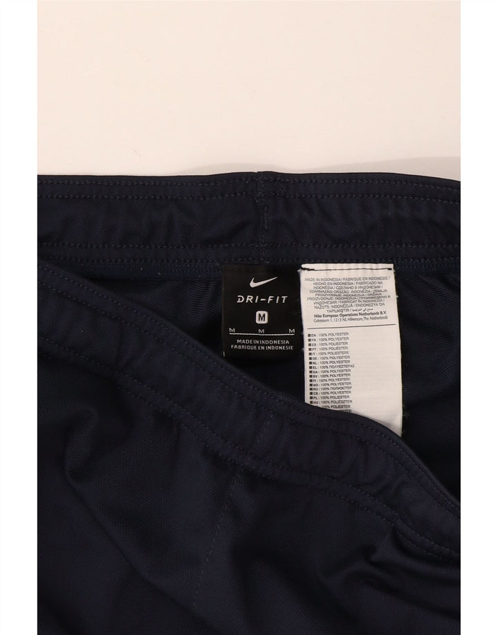 Мужские спортивные брюки Nike Dri Fit среднего размера, темно-синие, полиэстер