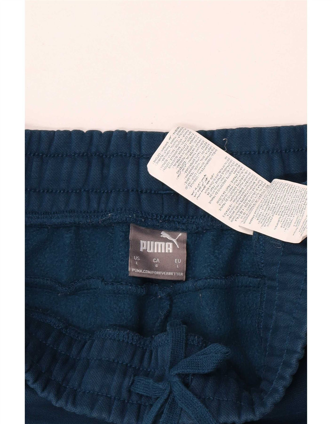 Мужские спортивные брюки Puma, джоггеры, большие синие, хлопок