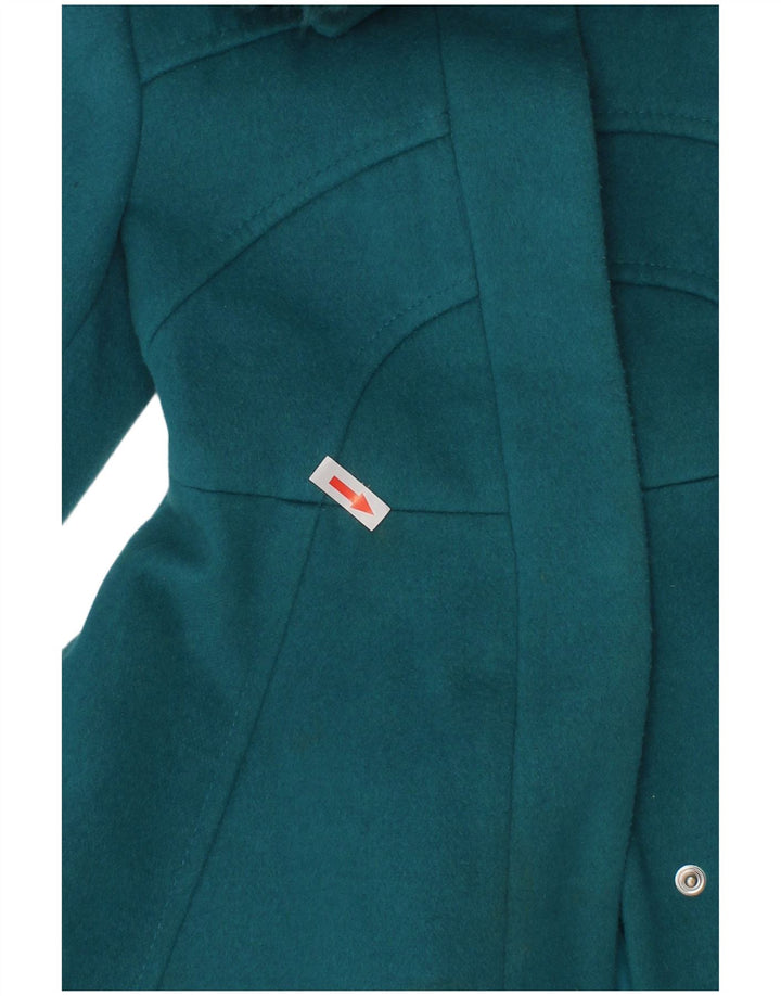 Пальто Monsoon для девочек 5-6 лет, бирюзовый полиэстер