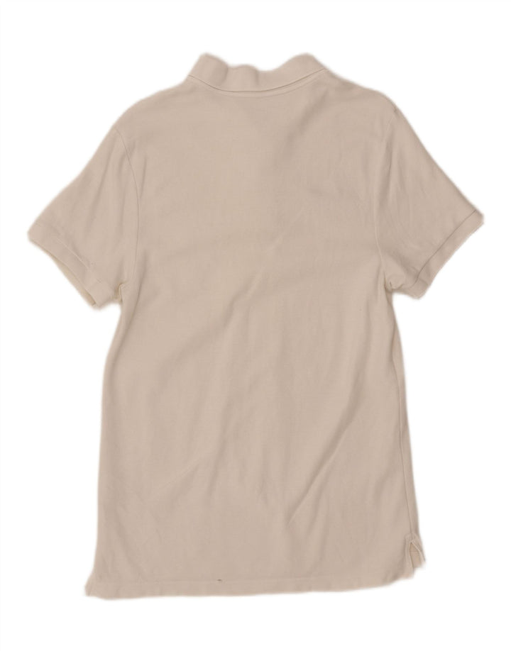 NIKE Mens Polo Shirt Medium White Cotton Vintage Nike and Second-Hand Nike from Messina Hembry 