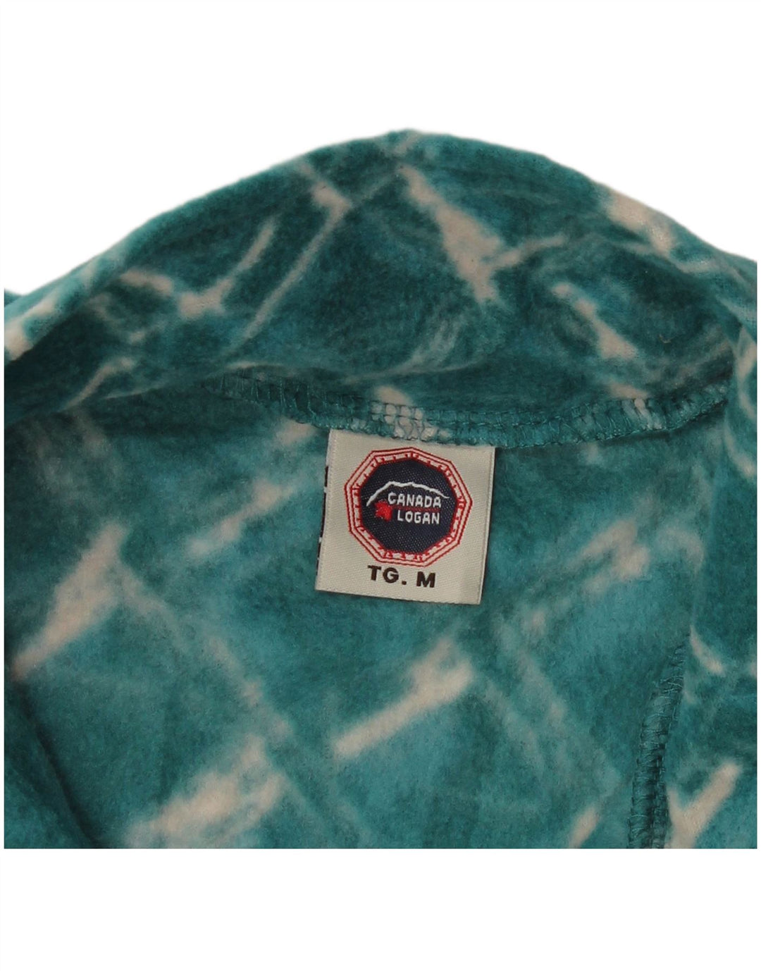 Женская флисовая куртка CANADA LOGAN UK 14, средний зеленый полиэстер в клетку