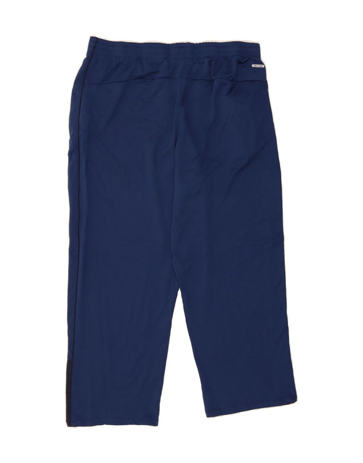 STARTER Mens Tracksuit Trousers Large  Navy Blue Colourblock Polyester Vintage Starter and Second-Hand Starter from Messina Hembry 