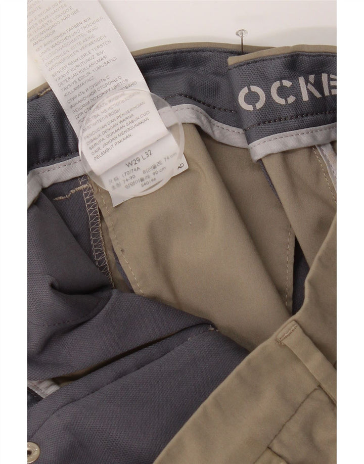 Мужские брюки-чинос Dockers W29 L32 бежевого цвета из полиэстера