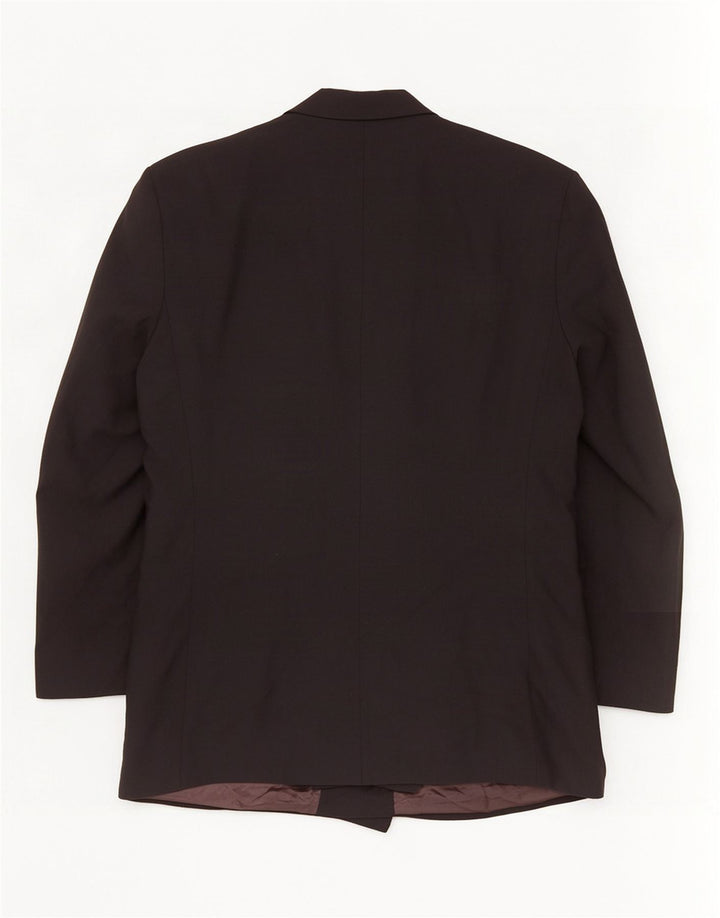 Мужской двубортный пиджак Marks & Spencer UK 44 XL, черный полиэстер