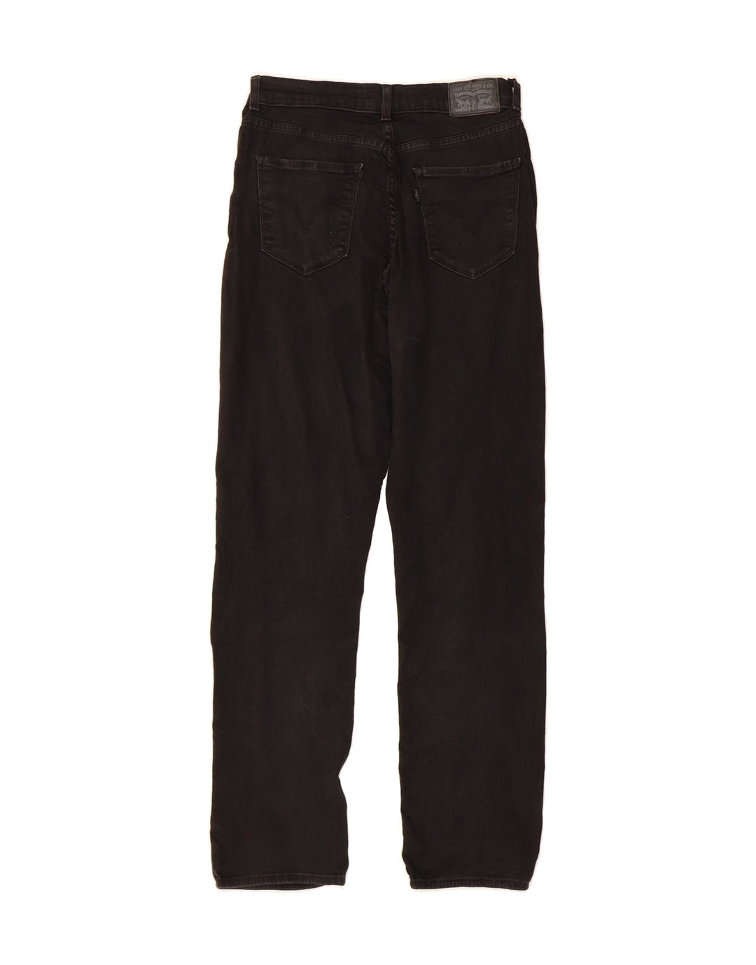 LEVI'S Womens Classic Fit Straight Jeans US 4 Small W28 L30 Black Vintage Levi's and Second-Hand Levi's from Messina Hembry 
