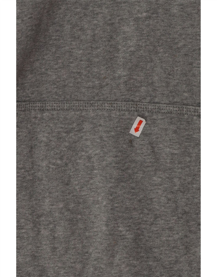 Джемпер с капюшоном NIKE для мальчиков 13–14 лет, XL, серый хлопок