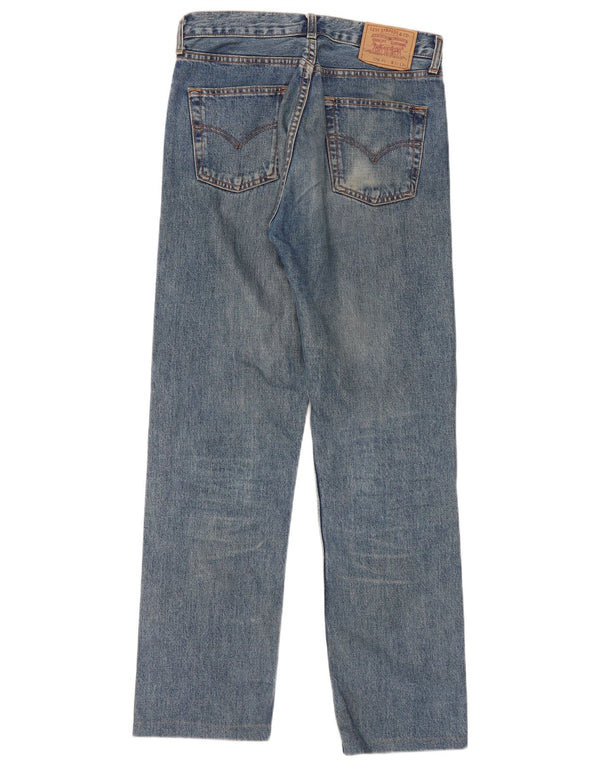 Женские прямые джинсы Levi's 590 W31 L32 синие, хлопок