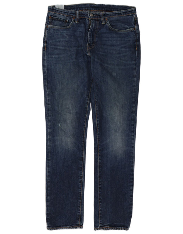 Мужские джинсы Levi's 511 Slim W32 L32 Темно-синие, хлопок