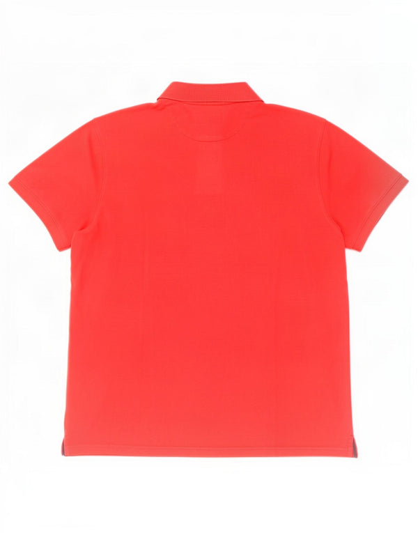 Мужская рубашка поло Timberland Slim Fit 2XL, красный хлопок