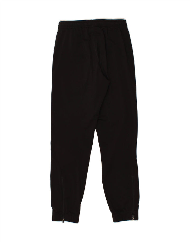 PUMA Boys Graphic Tracksuit Trousers Joggers 11-12 Years Black Polyester Vintage Puma and Second-Hand Puma from Messina Hembry 