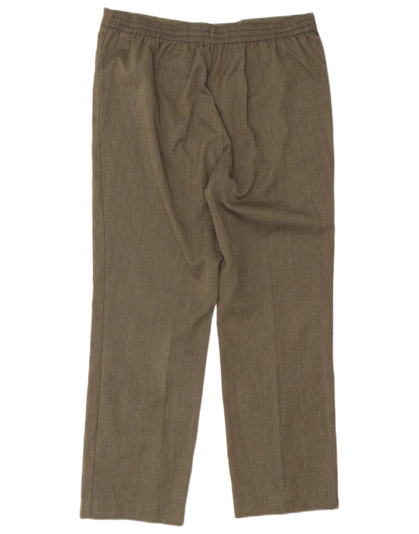 Женские укороченные брюки Marks & Spencer UK 14, большие W32 L26, хаки