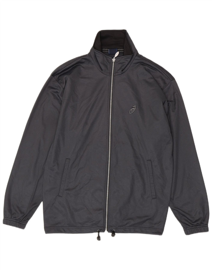 Мужская спортивная куртка ASICS среднего серого цвета