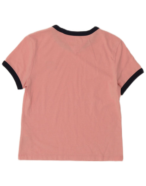 Женская футболка Tommy Hilfiger Top UK 10 Small Pink Cotton
