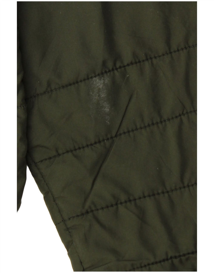 Мужская утепленная куртка Jack & Jones с капюшоном UK 42 XL, зеленый полиэстер