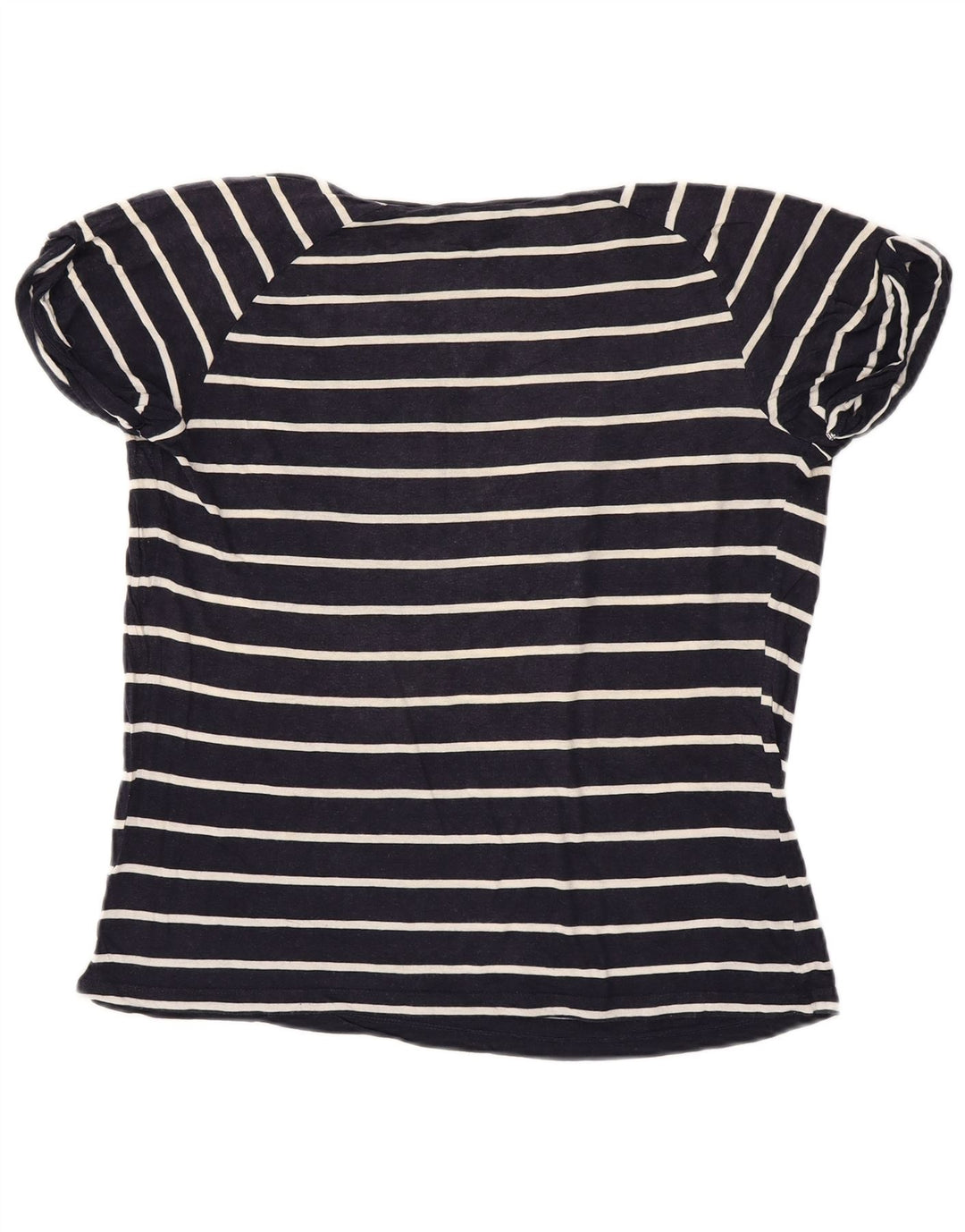 TOMMY HILFIGER Женская футболка Top UK 14 Medium Navy Blue в полоску