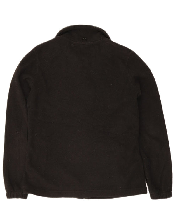 Mountain Warehouse Womens Oversized Liner Fleece Jacket UK 8 Small Black