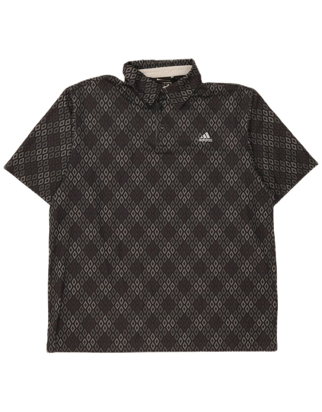 Мужская рубашка-поло Adidas Climacool 2XL, черный полиэстер Argyle/Diamond