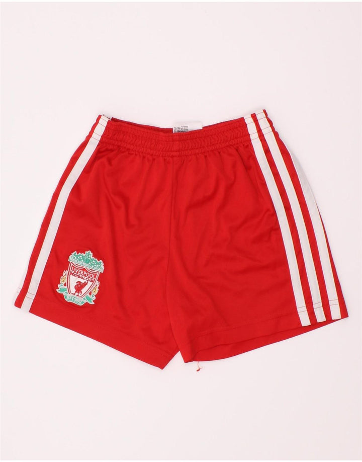 Спортивные шорты Adidas Boys Liverpool с графическим рисунком 3-4 года, красный полиэстер