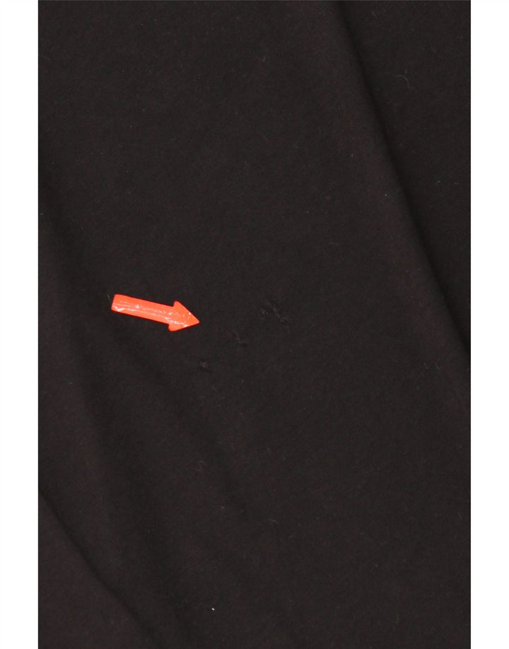 Женский жилет с рисунком Benetton Top UK 14 Medium Black Butterfly