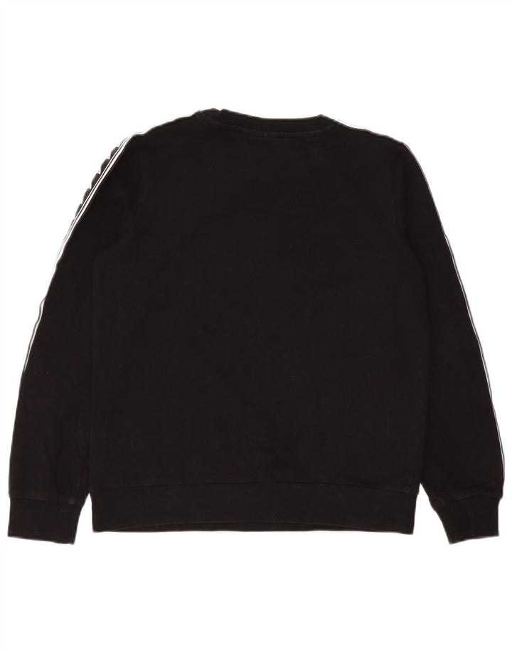 Мужской свитшот Ellesse Heritage с графическим рисунком, маленький, черный, с цветными блоками