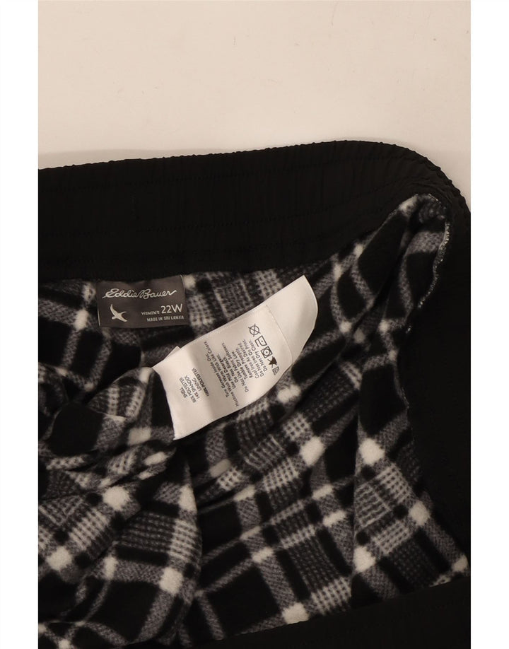 Женские спортивные брюки-карго EDDIE BAUER, США 22, размер 3XL, черный полиэстер