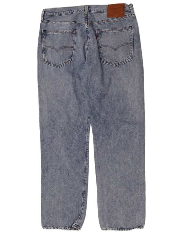 Мужские прямые джинсы Levi's W34 L32 синие, хлопок