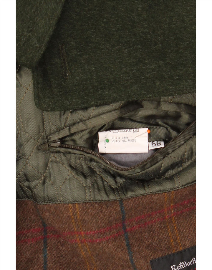 REHBOCHLODEN Мужское пальто Pischl IT 56 3XL Зеленый Шерстяной