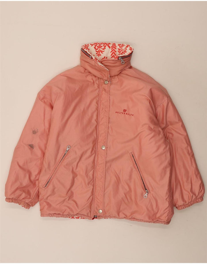 Belfe & Womens Oversized двусторонняя куртка с капюшоном IT 42 Medium Red Floral