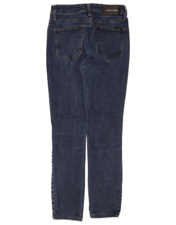 Женские джинсы скинни CALVIN KLEIN W27 L27 Темно-синие