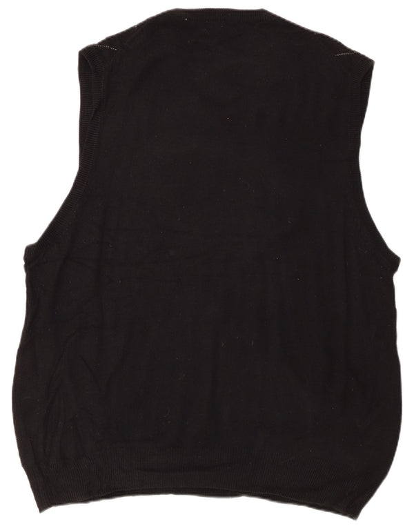 Мужская майка-майка DOCKERS, большая черная акрила с ромбами и бриллиантами