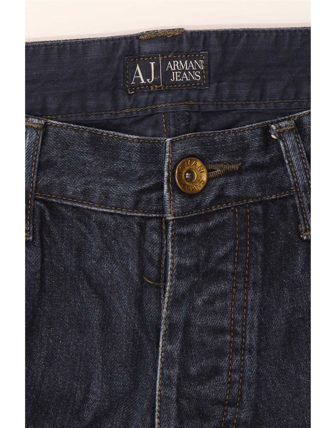 Мужские прямые джинсы Armani W32 L33 темно-синие, хлопок
