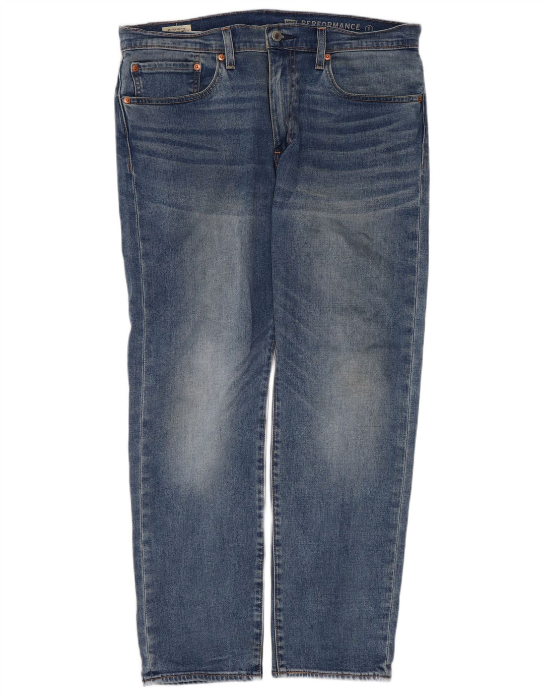 Мужские прямые джинсы Levi's 502 W34 L30 синие, хлопок