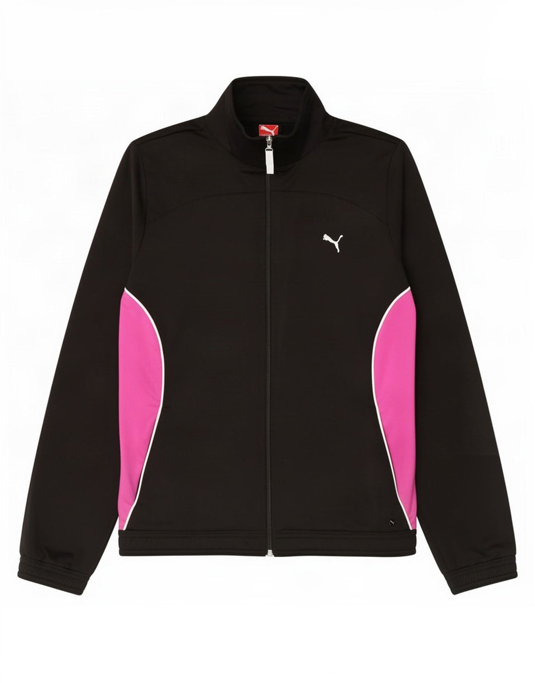 Женский спортивный костюм Puma UK 14, большой черный полиэстер с цветными блоками