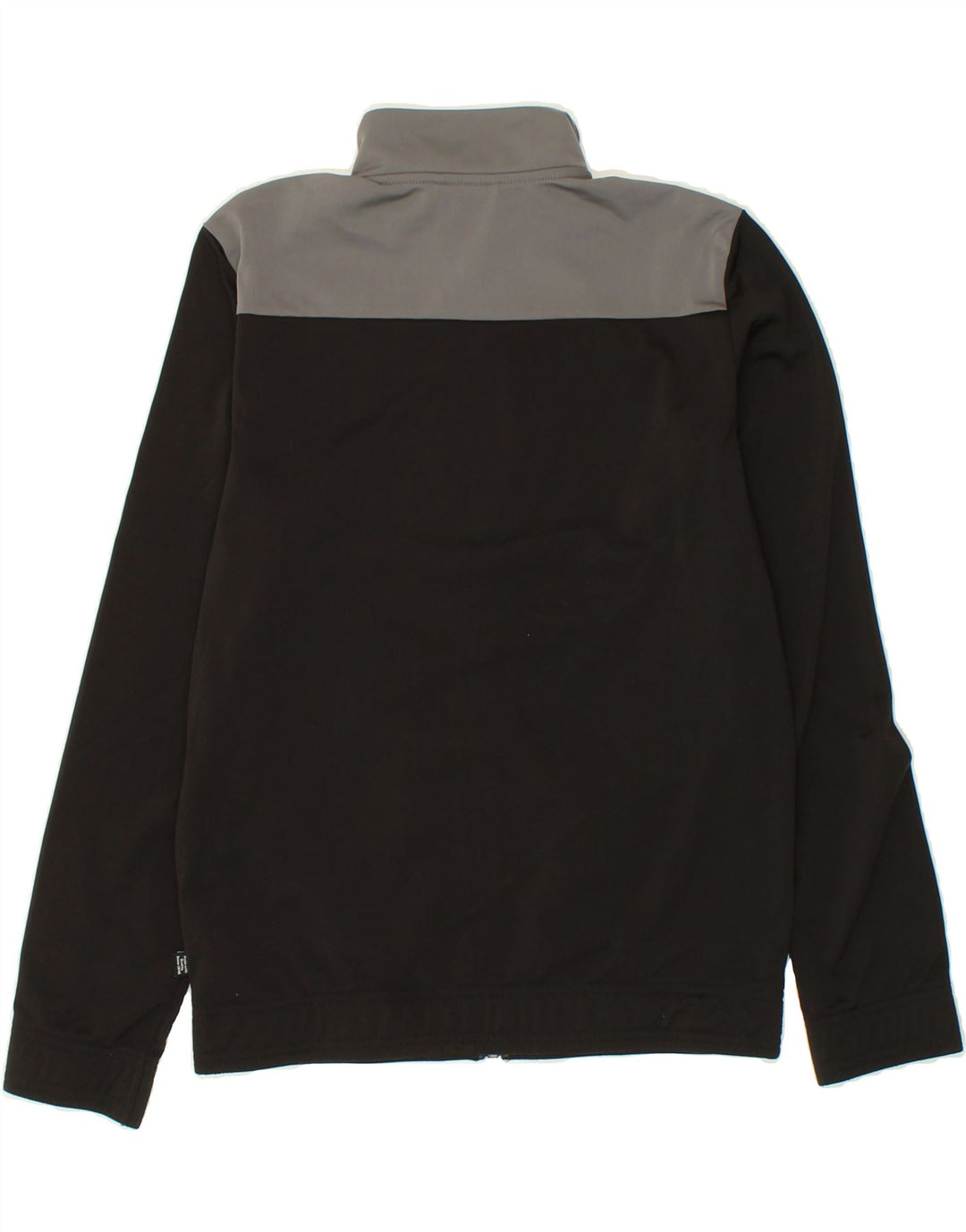 PUMA Boys Tracksuit Top Jacket 13-14 Years Black Colourblock Polyester Vintage Puma and Second-Hand Puma from Messina Hembry 