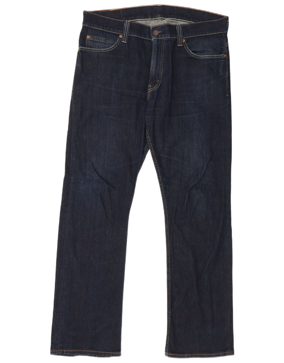Мужские прямые джинсы Levi's 506 W38 L32 темно-синие, хлопок