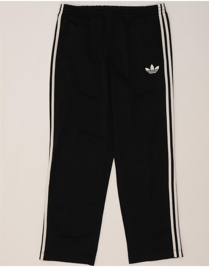 Мужские спортивные брюки Adidas, большие черные из полиэстера