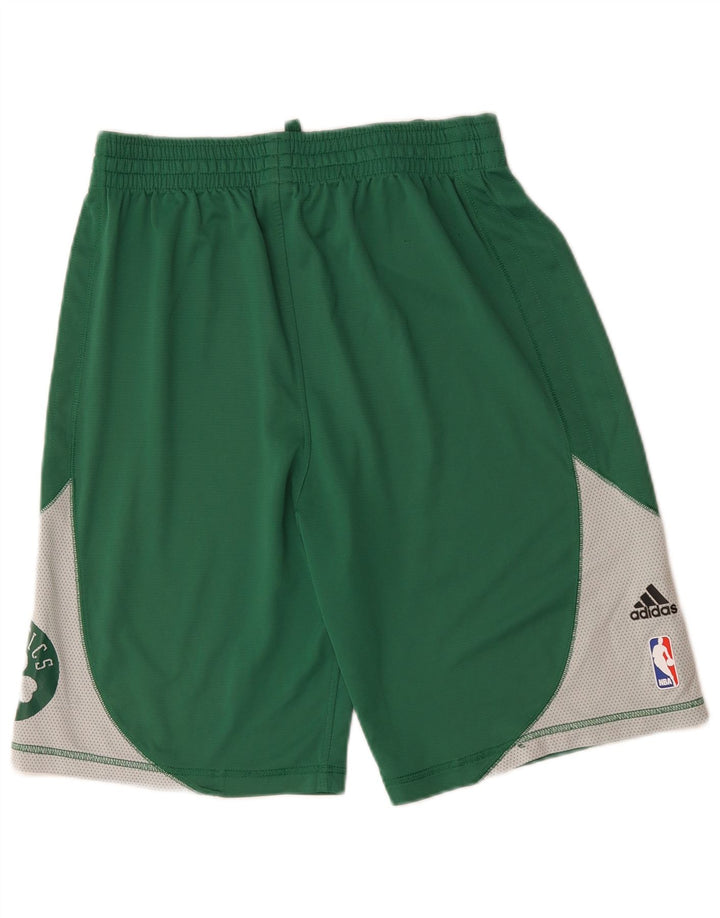 Мужские спортивные шорты Adidas Celtics среднего размера из полиэстера с цветными блоками