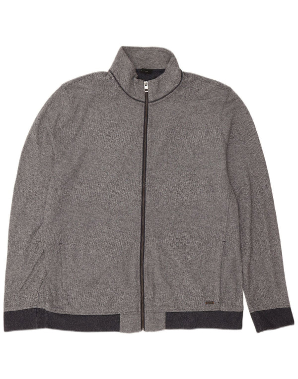 Мужской спортивный костюм Hugo Boss, верхняя куртка 3XL, темно-синий, хлопок