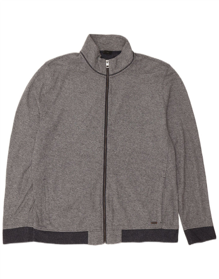 Мужской спортивный костюм Hugo Boss, верхняя куртка 3XL, темно-синий, хлопок
