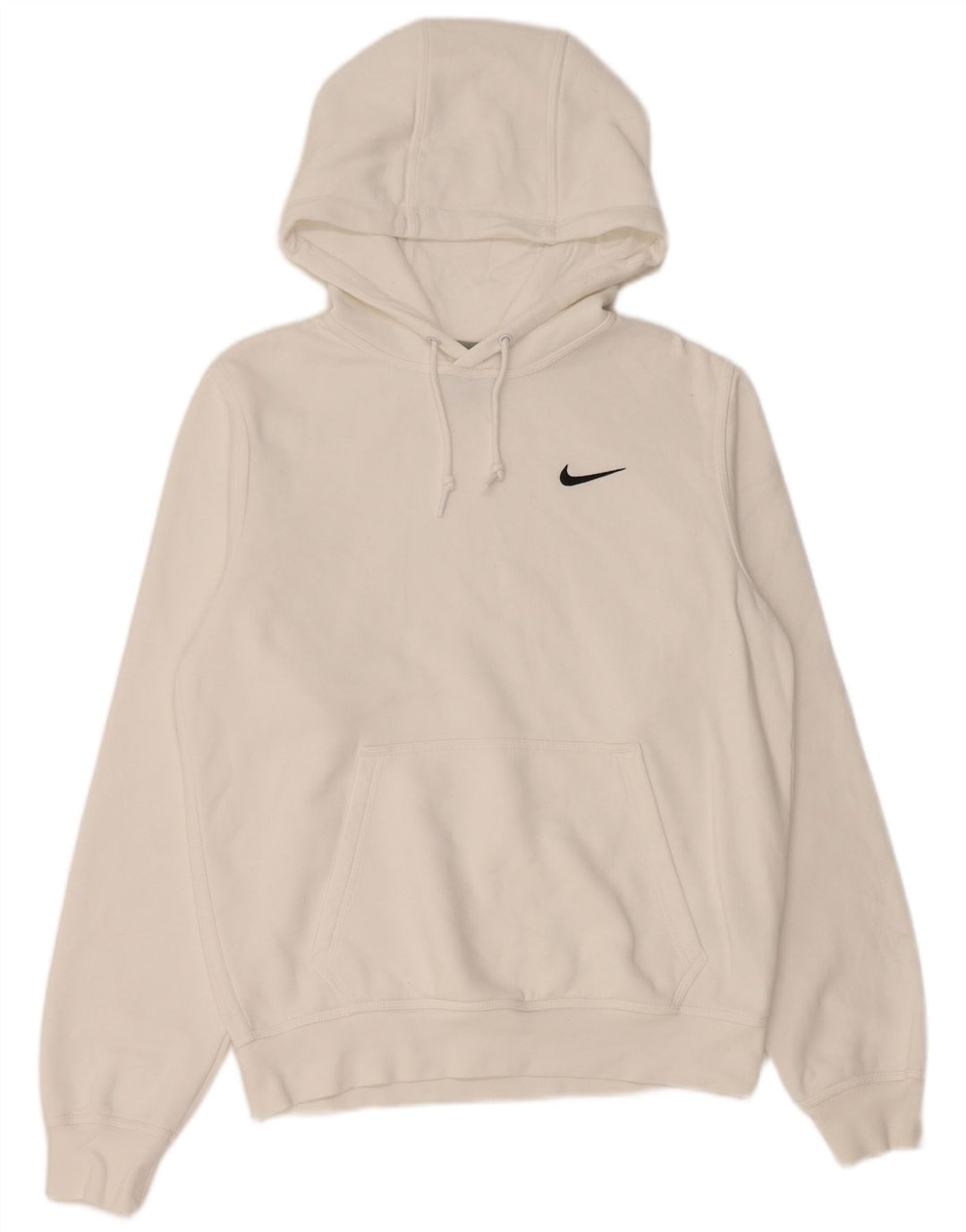 Мужской джемпер с капюшоном Nike, маленький белый, хлопковый