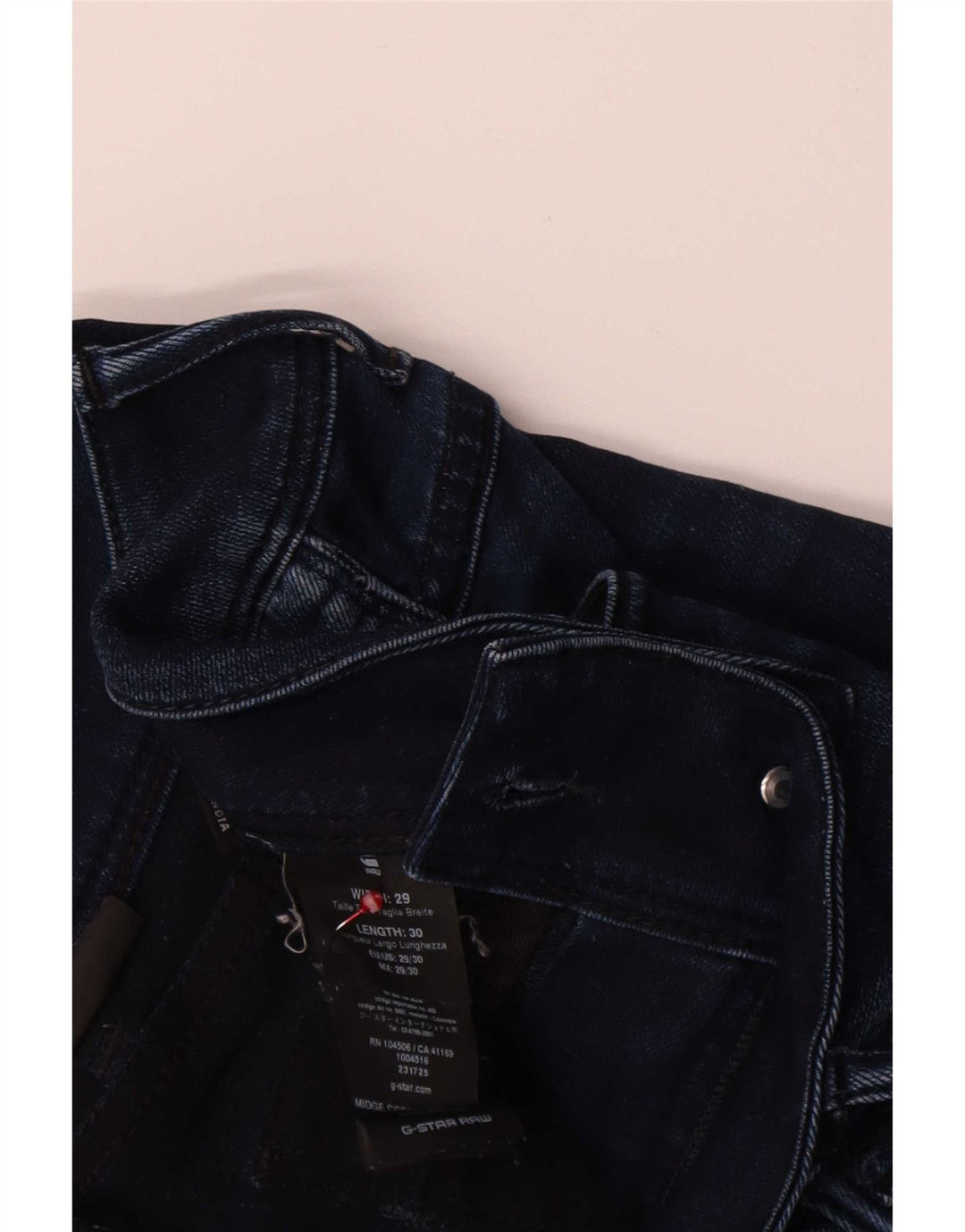 Женские джинсы G-Star Midge Slim W29 L30, темно-синие, хлопок