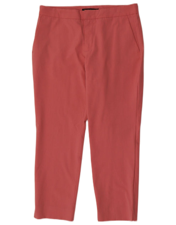 Женские прямые брюки чинос Zara EU 40 Medium W30 L26 Розовый