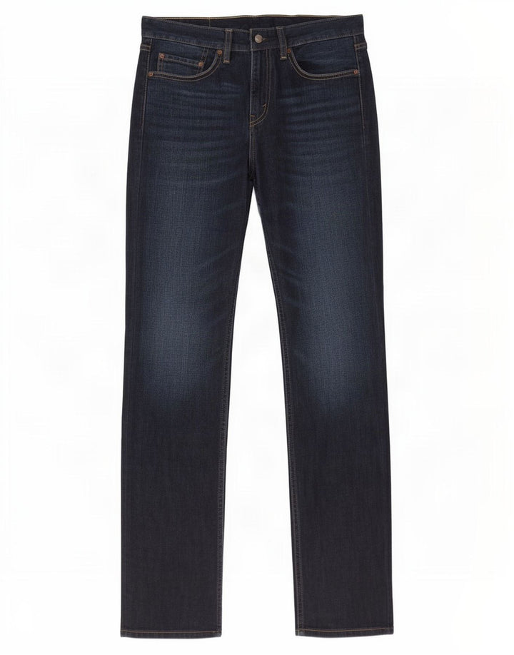 Мужские джинсы Levi's 511 Slim W32 L34 Темно-синие, хлопок