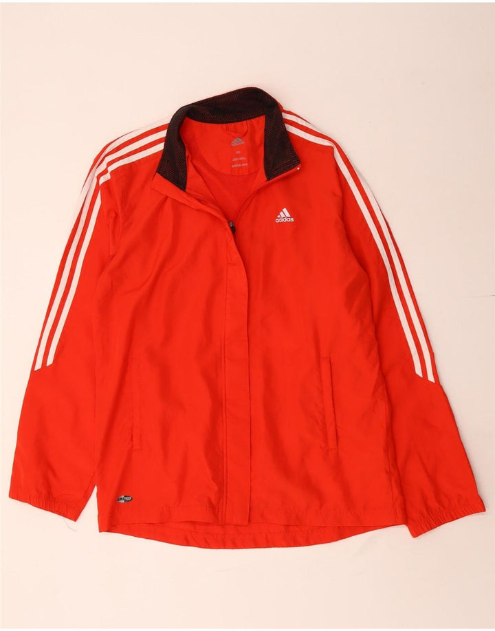 Женский спортивный костюм Adidas Clima Proof, верхняя куртка UK 20 2XL, красный полиэстер