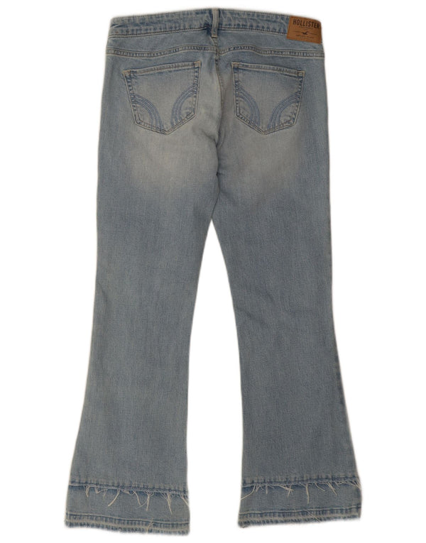 Женские рваные джинсы Hollister с заниженной талией США 5, маленькие W27 L27, синие