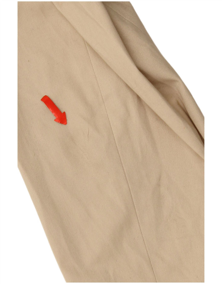 Женский пиджак с воздушным шаром на 2 пуговицах, Великобритания, 18 XL, бежевый хлопок