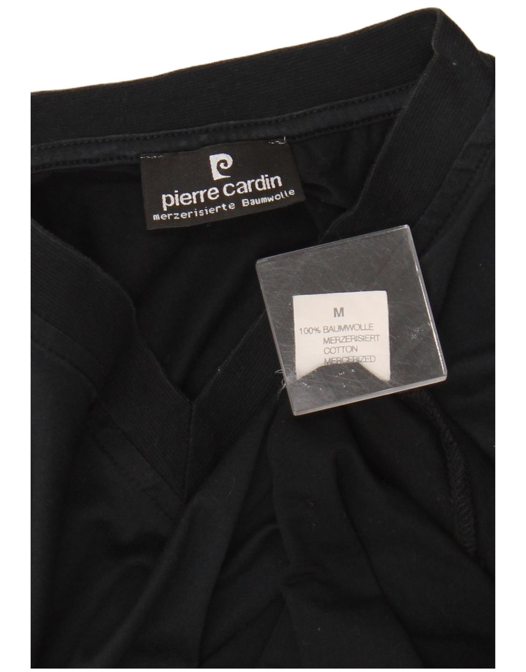 Мужская футболка Pierre Cardin Top Medium Black Cotton