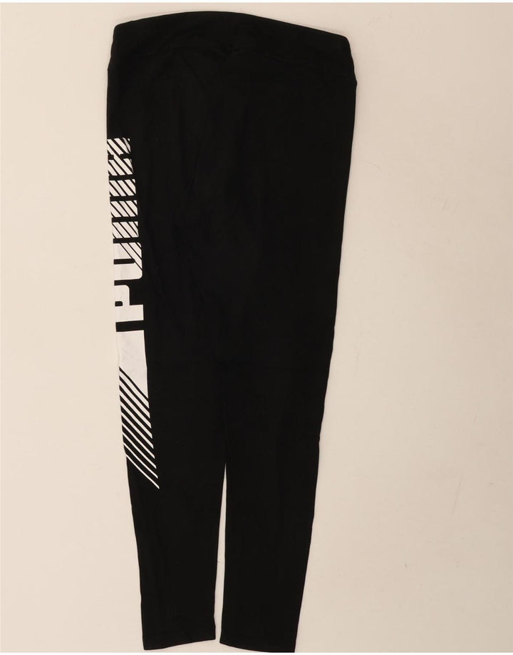 Женские леггинсы с рисунком Puma UK 12, средние, черные