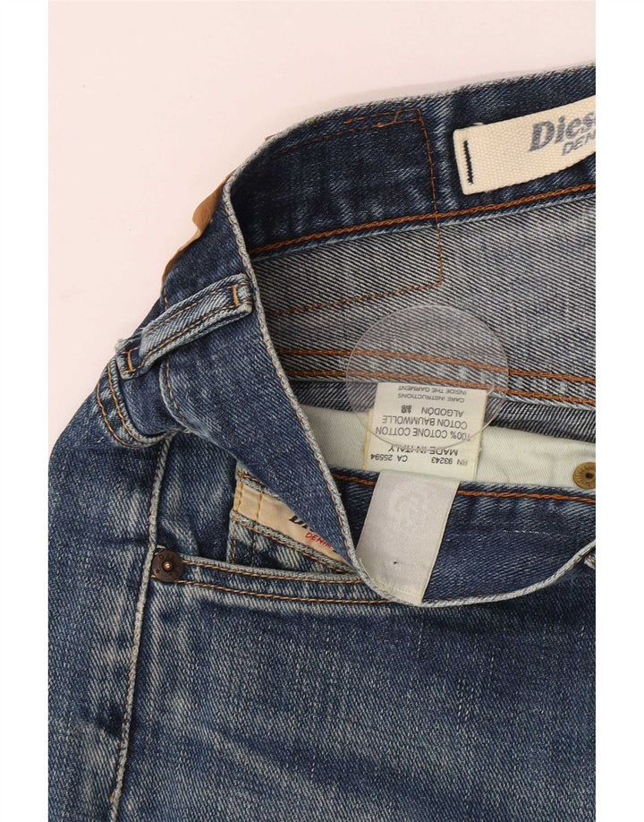 Мужские прямые джинсы Diesel W32 L30 синие, хлопок
